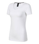 Action V-neck tričko dámské bílá M