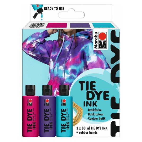 Marabu batikovací sada Trend, 3x80ml