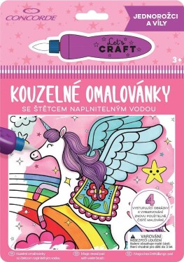 Kouzelné omalovánky CONCORDE, Jednorožci víly