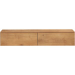 CERANO - Koupelnová skříňka pro umyvadla na desku Noira - dub medový - 120x28x48 CER-8050BD7614