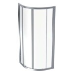 GEBERIT - GEO Sprchový kout 80x80 cm, stříbrná/čiré sklo 560.111.00.2