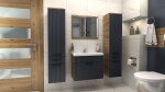 FRONTI Koupelnová sestava TERNI B grafit mat + dub artisan