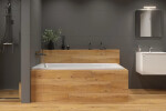 Obdélníková vana SAT Savero Plus 170x75 cm akrylát levá i pravá SAV1700PLUS SAV1700PLUS