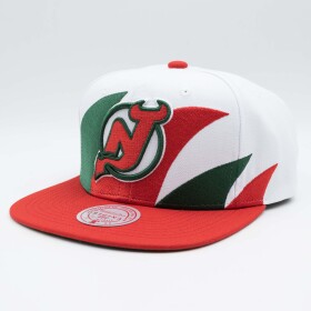 Mitchell & Ness Pánská kšiltovka New Jersey Devils NHL Sharktooth 2-Tone Snapback