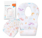 BabyOno jednorázové bryndáky s kapsou 10ks, 6m+