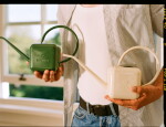Sowvital Designová konvička Green 1,25 l, zelená barva, kov