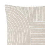 Bloomingville Polštář s výplní Chun 50 × 35 cm, béžová barva, textil
