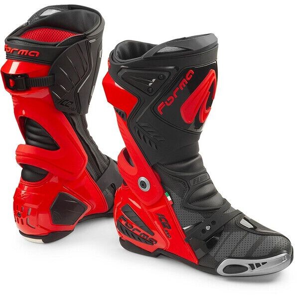 Moto boty Forma Ice Pro Flow červeno/černé - 42