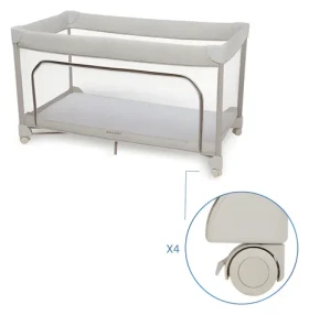 Maxi-Cosi Merlin Elegance Beige / Cestovní postýlka / 120×60 cm / Flash-Fold / od narození do 4 let (2611159111MC)