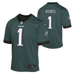 Nike Dětský dres Philadelphia Eagles NFL Jalen Hurts #1 Game Zelená (YOUTH)