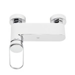 Sprchová baterie SAT Fusion bez sprchového setu 150 mm páka šikmá SATBSFU268KPN SATBSFU268KPN