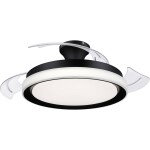 CasaFan CLASSIC ROYAL 180 BA Lack weiß/lichtgrau stropní ventilátor, 66 W, (Ø x v) 180 cm x 305 mm, hnědá (matná), 51802