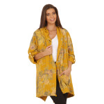 HOSH Dámský oversize přehoz Velikost: UNI, Barva: Khaki