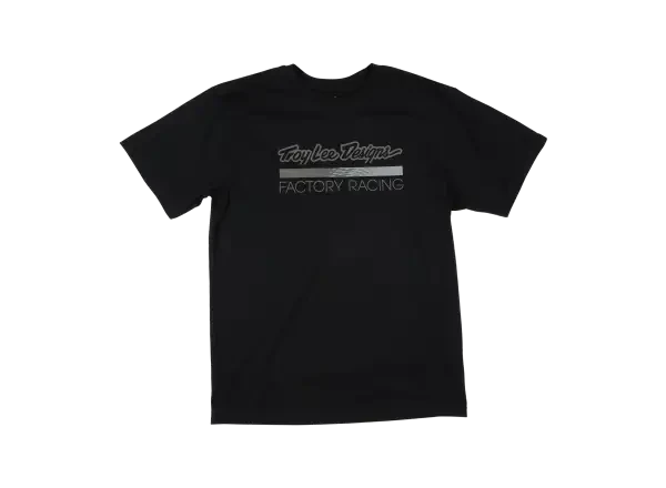 Troy Lee Designs Factory Racing pánské triko krátký rukáv Black/Reflective vel. L
