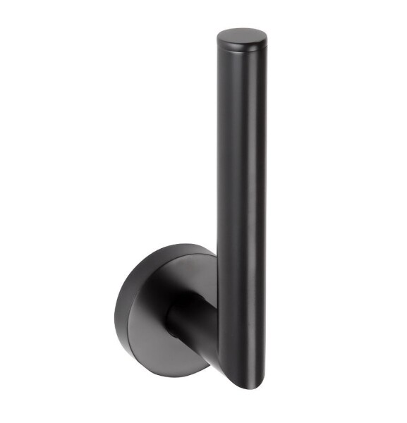 SAPHO - X-ROUND BLACK držák toaletního papíru rezervní, černá mat XR701B