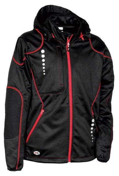 Bunda COFRA JACUZIA Barva: Černá/ Červená, Velikost: S (V387_0_06_S)