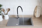 Kuchinox - HUNTER granitový dřez 1-kom s odkapávačem SBU_511T