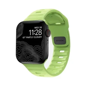 Nomad Sport Strap Glow 2.0 řemínek pro Apple Watch 41 40 38 mm zelená (NM01579485)