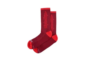 Troy Lee Designs Performance Signature ponožky Oxblood vel. L/XL (EU 43-47)