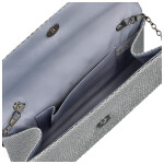 Trendy dámské psaníčko Michelle Moon Rija, stříbrné