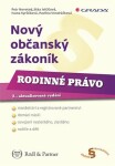 Nový občanský zákoník - Rodinné právo - Jitka Ivičičová