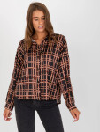 Dámská košile 3292.69P černá a béžová - FPrice one size