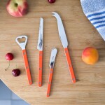 SABRE PARIS Nůž na máslo Bistrot Brillant – Orange, oranžová barva, kov, plast