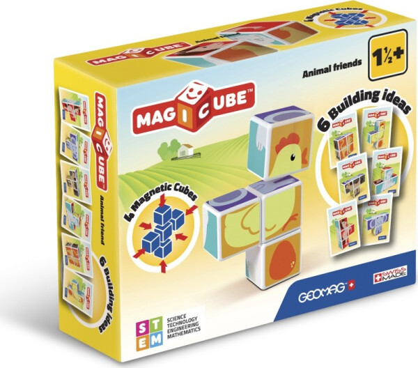 Geomag Magicube - zvířátka - Geomag