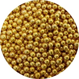 Dortisimo Cukrové perly zlaté malé (80 g)