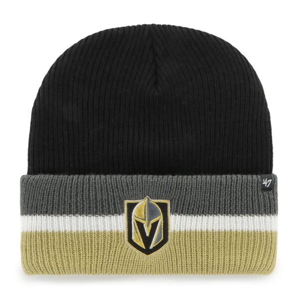 47 Brand Pánská Zimní Čepice Vegas Golden Knights Split Cuff '47 CUFF KNIT Black