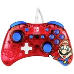 PDP Nintendo Switch Controller - Rock Candy Mario / Herní ovladač / drátový / USB / 2.5m / Nintendo Switch (500-181-EU-MAR)