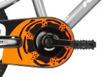 Dětské KROSS RACER 4.0 16", model 2025, barva stříbrná