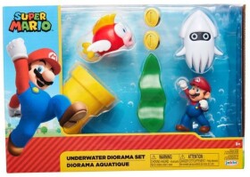 Super Mario Set figurek dioráma 6 cm