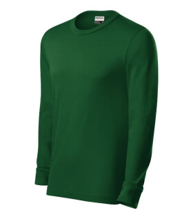Resist LS triko unisex lahvově zelená S