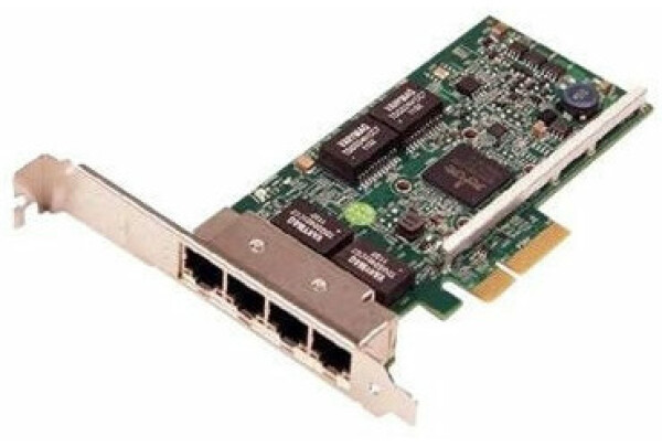 DELL Broadcom 5719 QP Full Height / 1GbE / 4-portová síťová karta / 1 gigabit / PCIe (540-BBGX)