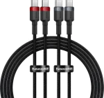 Baseus BSU4887 černá / Kabel USB-C (M) - USB-C (M) / 1 m (BSU4887)