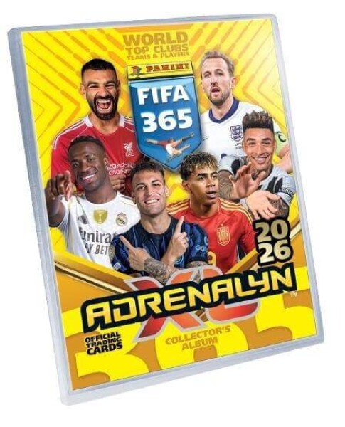 Fotbalové album na karty Panini FIFA 365 2025/2026 Adrenalyn - Binder