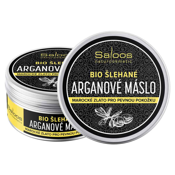 Šlehané bio arganové tělové máslo 150ml Saloos