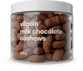 Vilgain Kešu v čokoládě – 3× mléčná čokoláda 250 g