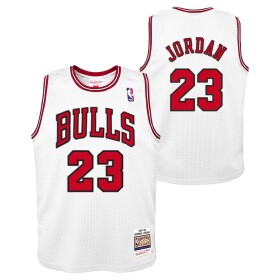 Mitchell & Ness Dětský dres Chicago Bulls NBA Michael Jordan #23 1997-98 Authentic Bílá (YOUTH)
