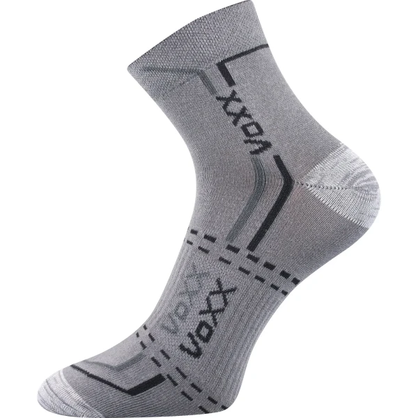 VOXX Ponožky bavlněné sportovní FRANZ 03 světle šedé (3 páry) 39-42 113602