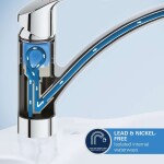 GROHE - QuickFix Start Elektronická dřezová baterie s výsuvnou sprškou, bateriové napájení, supersteel 101243DC00