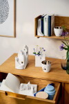 Räder Porcelánový svícen Poetry Birdsong, bílá barva, porcelán