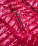 Červená lesklá dámská bunda model 16150000 červená S (36) - ATURE