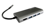 LC-Power LC-HUB-C-Multi-5 / USB-C hub / 3x USB-A 5 Gbps / USB-C PD 100 W / HDMI 4K / Gigabit LAN / čtečka SD (LC-HUB-C-MULTI-5)