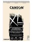 Canson XL Dry Mixed Media Sand Grain Natur A3 40 listů