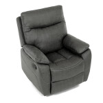 Polohovací křeslo, šedá, látka vintage, TV-4092 GREY3