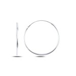 LUNICA Stříbrné kroužkové náušnice 2,5 cm 0507