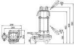 HCP PUMP BF-22UNF 400V 10m s plovákem