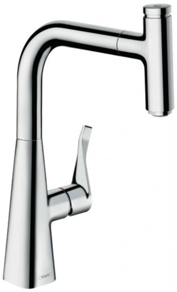 HANSGROHE - M71 Dřezová baterie M7115-H240 s výsuvnou sprškou, sBOX, chrom 73802000